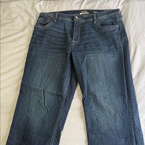 Reclaimed Vintage Dark Blue Relaxed Jeans